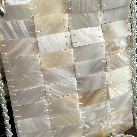 Abalone Shell Crossbody with a Beaded Strap - Picture 3 of 8